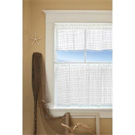 Heritage Lace Heritage Lace 7225W-4515HT 45 x 15 in. Seacoast Valance with Trim 7225W-4515HT